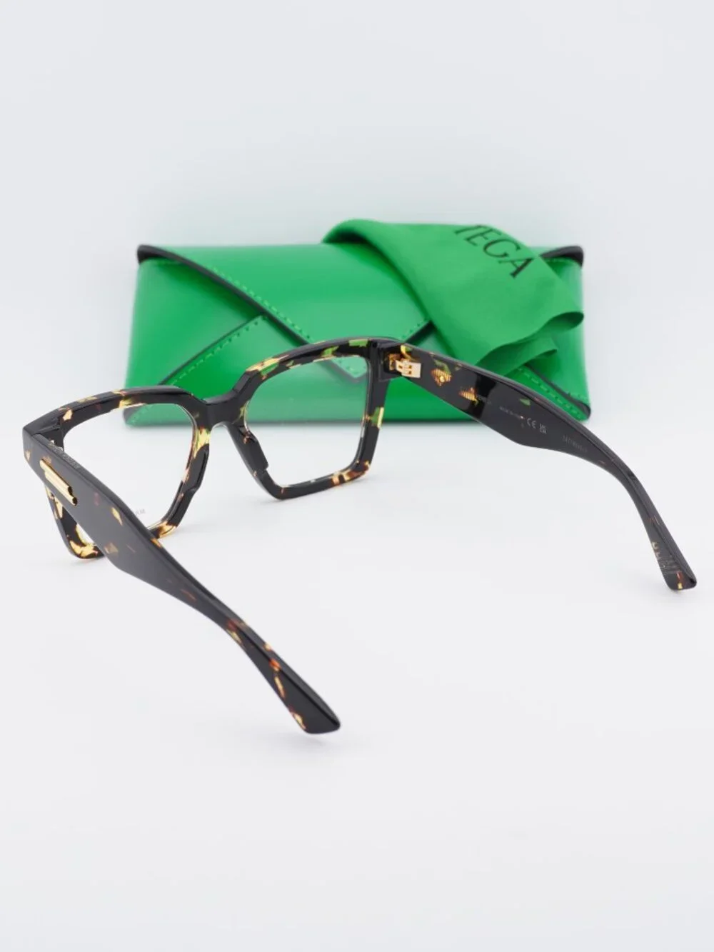 Bottega Veneta BV1458O 002 Square Eyeglasses – Havana 52mm
